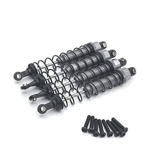 KRYDN 12402a Shock Shock oiMetal Oil Filled Front & Rear Shock Absorber Damper for Wltoys 12402-A A323 12409 1/12 RC Car Upgrade Parts ( Color : Titanium )