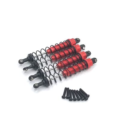KRYDN 12402a Shock Shock oiMetal Oil Filled Front & Rear Shock Absorber Damper for Wltoys 12402-A A323 12409 1/12 RC Car Upgrade Parts ( Color : Red )