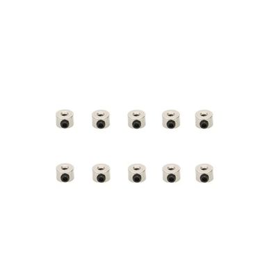 KRYDN 10PCS Metal Bushing Wheel Lock Card Holder Stainless Steel Small Shaft Sleeve Fixed Fastening Handmade for RC DIY Model Parts ( Color : Inner Dia 1.55mm )