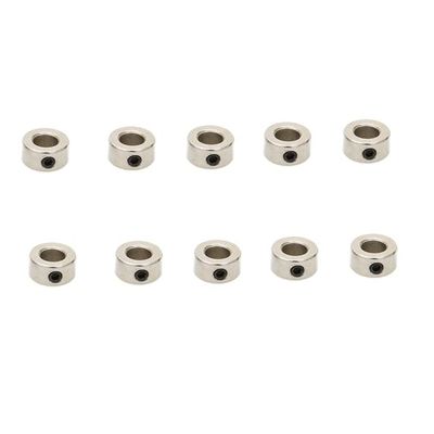 KRYDN 10PCS Metal Bushing Wheel Lock Card Holder Stainless Steel Small Shaft Sleeve Fixed Fastening Handmade for RC DIY Model Parts ( Color : Inner Dia 4.05mm )
