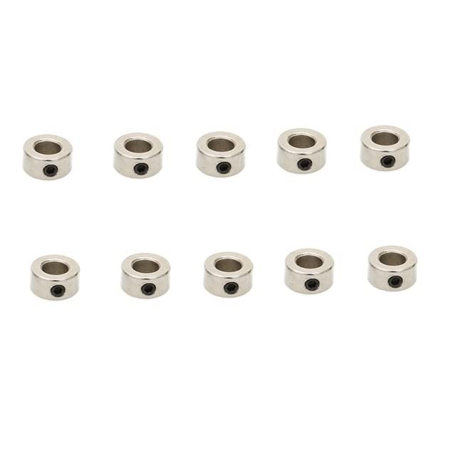 KRYDN 10PCS Metal Bushing Wheel Lock Card Holder Stainless Steel Small Shaft Sleeve Fixed Fastening Handmade for RC DIY Model Parts ( Color : Inner Dia 4.05mm )