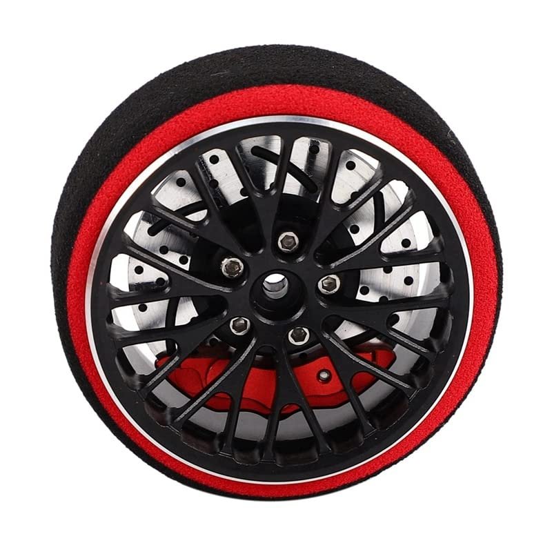 Metal Remote Control Handwheel Transmitter Hand Wheel for RC Car Traxxas TQI Remote Controller TRX-4 TRX6 Slash Summit ( Color : Black )