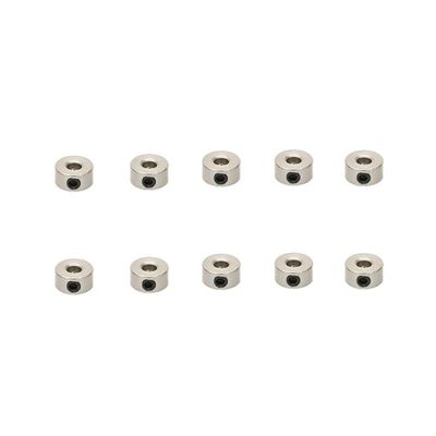 KRYDN 10PCS Metal Bushing Wheel Lock Card Holder Stainless Steel Small Shaft Sleeve Fixed Fastening Handmade for RC DIY Model Parts ( Color : Inner Dia 2.05mm )