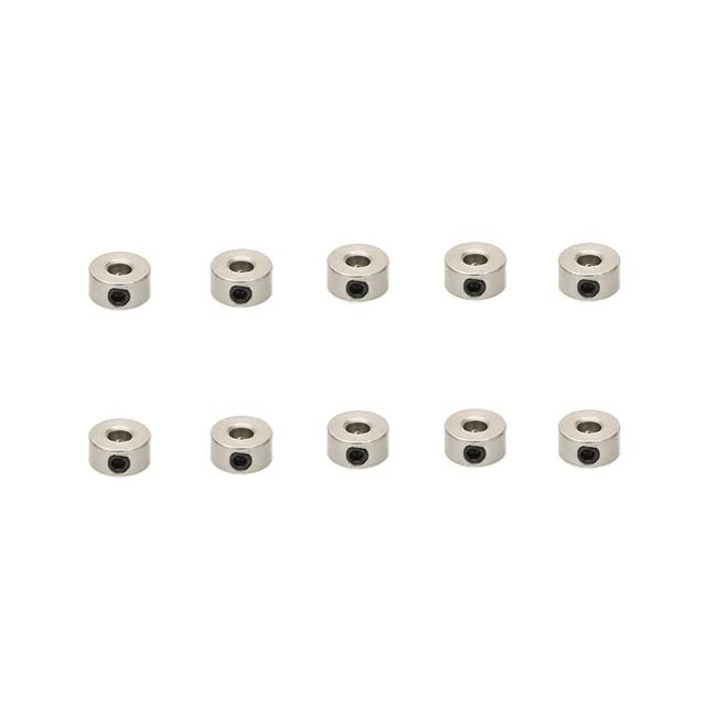 KRYDN 10PCS Metal Bushing Wheel Lock Card Holder Stainless Steel Small Shaft Sleeve Fixed Fastening Handmade for RC DIY Model Parts ( Color : Inner Dia 2.05mm )