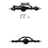 CNC Aluminum Alloy D90 Front Rear Axle for 1/10 RC Crawler RC4WD D90 D110 Gelande II TF2 Yota II Axle Upgrade Parts ( Color : Black ) view 2