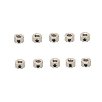 KRYDN 10PCS Metal Bushing Wheel Lock Card Holder Stainless Steel Small Shaft Sleeve Fixed Fastening Handmade for RC DIY Model Parts ( Color : Inner Dia 3.05mm )