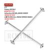 RCMYou Center Drive Shaft Dogbone Upgrades Part for 1/7 Felony 6S BLX/Infraction 6S BLX/Limitless,Dogbone 168MM 102MM Hop Ups,#ARA310941#ARA310942,Silver view 2