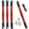 RCMYou Aluminum Turnbuckles Links Upgrades Part for 1/8 Kraton/Outcast 6S BLX/Talion 6S BLX, Alloy Turnbuckles Link Hops Up Upgrades Part,Red view 1