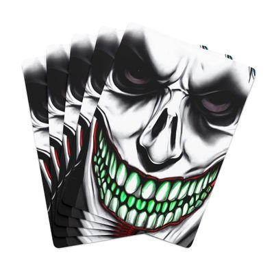 Brian Bula Skull Playing Cards Art Halloween Scary Horror Poker Cards