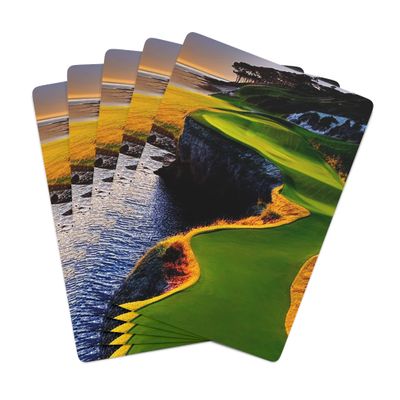 Brian Bula Golf Playing Cards Golf Solitaire Poker Cards
