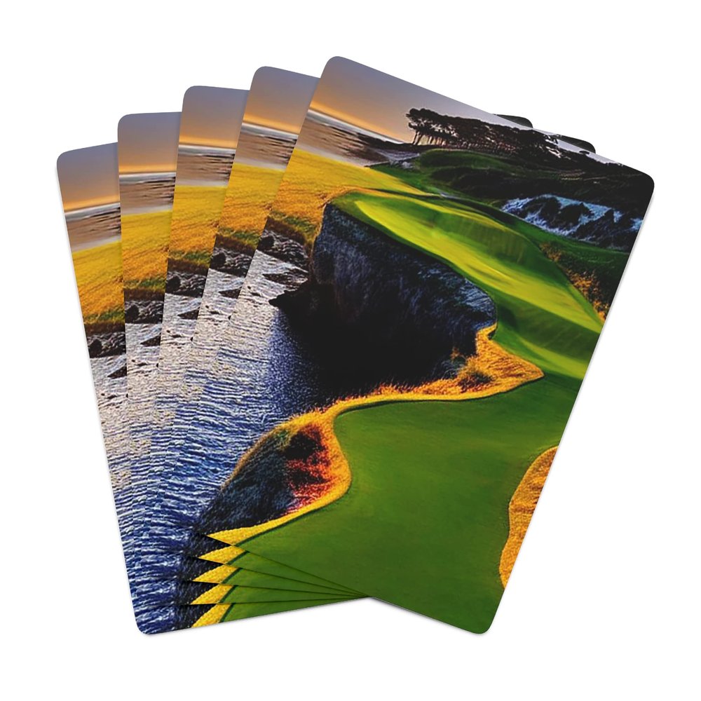 Brian Bula Golf Playing Cards Golf Solitaire Poker Cards