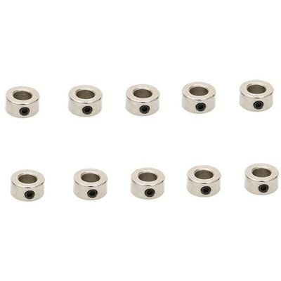 KRYDN 10PCS Metal Bushing Wheel Lock Card Holder Stainless Steel Small Shaft Sleeve Fixed Fastening Handmade for RC DIY Model Parts ( Color : Inner Dia 5.05mm )