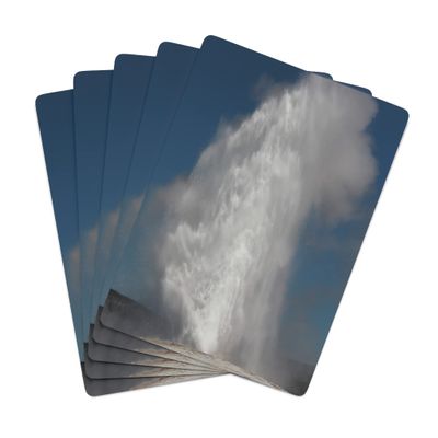Brian Bula Old Faithful Yellowstone Playing Cards National Park Poker Cards of Old Faithful Geyser in Yellowstone
