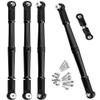 RCMYou Aluminum Turnbuckles Links Upgrades Part for 1/8 Kraton/Outcast 6S BLX/Talion 6S BLX, Alloy Turnbuckles Link Hops Up Upgrades Part,Black view 1