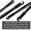 RCMYou Aluminum Turnbuckles Links Upgrades Part for 1/8 Kraton/Outcast 6S BLX/Talion 6S BLX, Alloy Turnbuckles Link Hops Up Upgrades Part,Black view 3