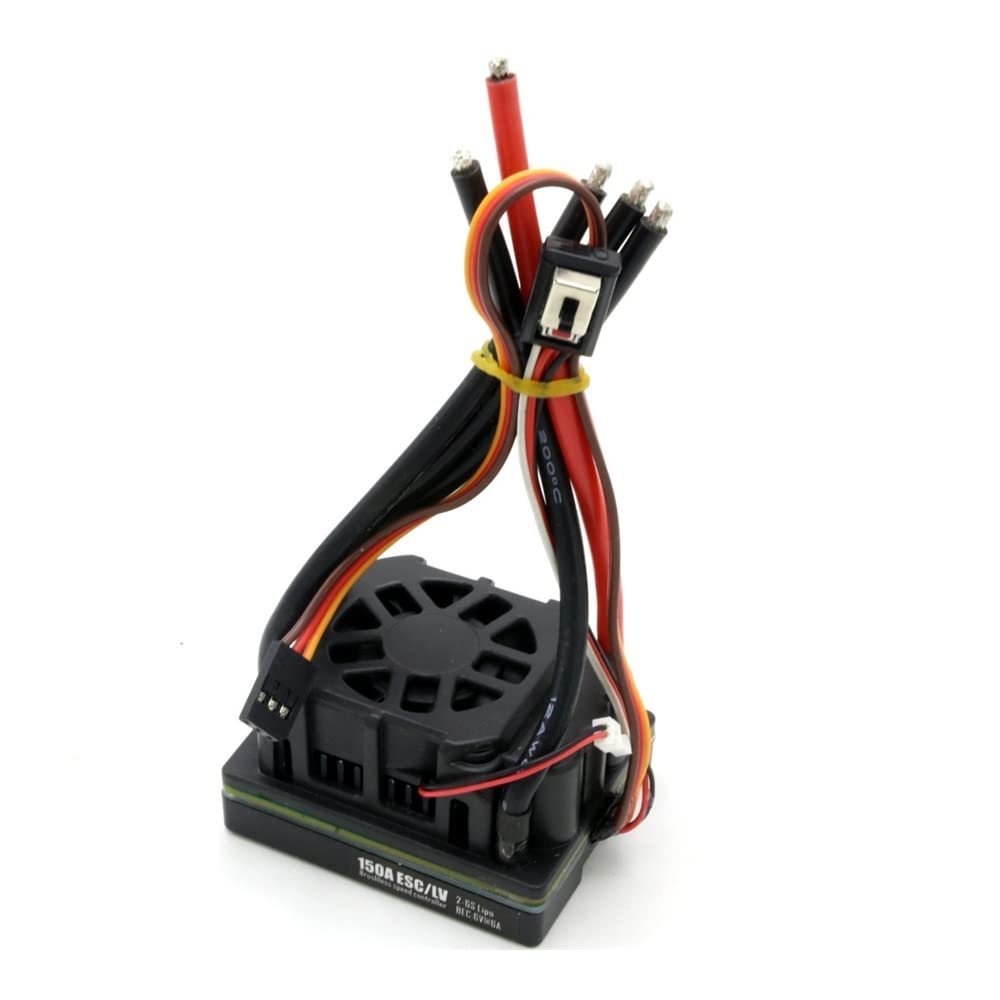 RC helicopter aircraft parts For Mitoot 80A 150A Two-Way Brushless ESC Electric Speed Controller 2-6S With BEC Waterproof ESC for 1/8 1/10 RC Truck Off-road Car Replaceable accessories ( Color : 150A