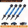 RCAWD for ARRMA ARRMA 3S & Mega 550 1/10 Granite Senton Vorteks Big Rock V3 & Crew Cab Drive Shafts Upgrades Parts, Axle Shafts for #AR310870#ARAC3974 Blue view 2