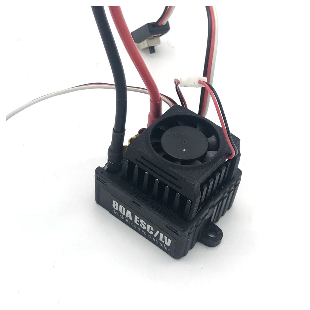 RC helicopter aircraft parts For Mitoot 80A 150A Two-Way Brushless ESC Electric Speed Controller 2-6S With BEC Waterproof ESC for 1/8 1/10 RC Truck Off-road Car Replaceable accessories ( Color : 80A 2
