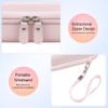 Elonbo Carrying Case for Blinger Dazzling Starter Kit, Blinger Kids Glam Collection Starter Kit Storage Bag, Kids Hair Styling Tool Travel Organizer Holder, Pink+ Pink view 4