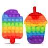 Bubble Popper Fidget Toy  Stress Relieving Push Pop Bubbles Toy for Kids and Adults, Relaxing Silicon Bubble Poppers Sensory Toy for ADHD, Autistic Kids (Ice Pop & Frappe) view 1