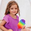 Bubble Popper Fidget Toy  Stress Relieving Push Pop Bubbles Toy for Kids and Adults, Relaxing Silicon Bubble Poppers Sensory Toy for ADHD, Autistic Kids (Ice Pop & Frappe) view 2