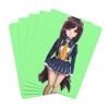 Brian Bula Kawaii Playing Cards Blue Skirt Seifuku Anime Poker Cards view 1