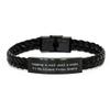 Juggling Gifts for Friends, Juggling is not Just a Hobby. It's, Cheap Juggling Braided Leather Bracelet, Engraved Bracelet from view 1