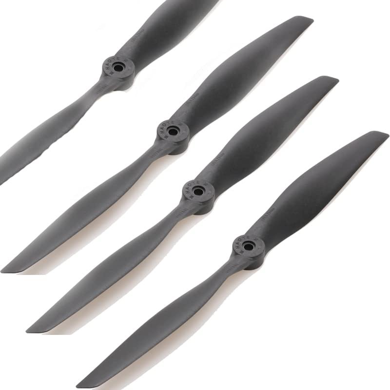 KRYDN 4pcs 1050-1610 Motor Direct Drive Propeller 10x5/12x7/13x7/14x7/15x8/16x10 2-Blades Screw High-Speed Props for RC Airplane Drone ( Color : 4pcs 16x10 )