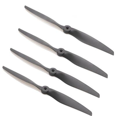 KRYDN 4pcs 1050-1610 Motor Direct Drive Propeller 10x5/12x7/13x7/14x7/15x8/16x10 2-Blades Screw High-Speed Props for RC Airplane Drone ( Color : 4pcs 13x7 )