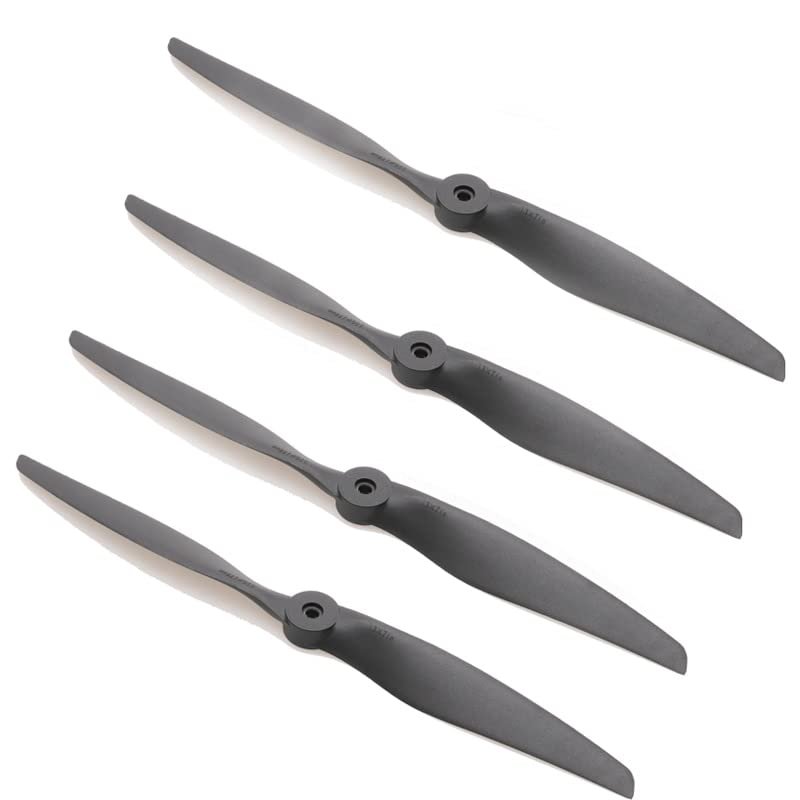 KRYDN 4pcs 1050-1610 Motor Direct Drive Propeller 10x5/12x7/13x7/14x7/15x8/16x10 2-Blades Screw High-Speed Props for RC Airplane Drone ( Color : 4pcs 13x7 )