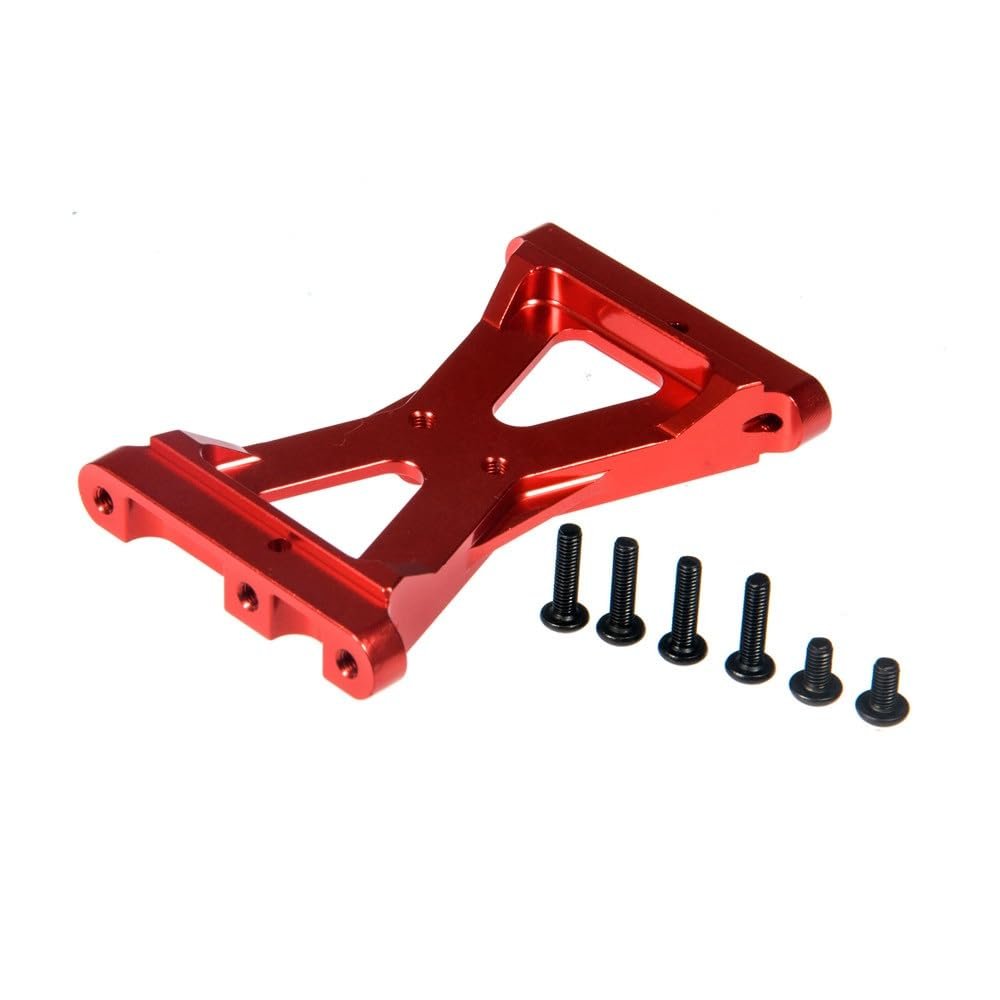 TRX4 Rear Girder Mounts Crossmember Brace Steering Servo Chassis Cross Mounts for 1/10 RC Crawler Traxxas TRX-4 Parts ( Color : Red )