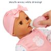 Baby Born My Real Baby Doll Ava - Light Brown Eyes: Realistic Soft-Bodied Baby Doll Ages 3 & Up, Sound Effects, Drinks & Wets, Mouth Moves, Cries Real Tears, Eyes Open & Close, Pacifier view 3