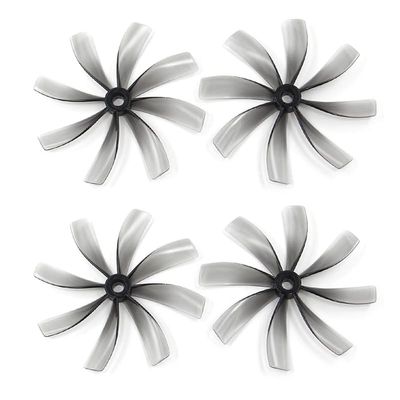 ABZEKH Drone Accessories for HQProp Duct 76mm 8-Blade for CW CCW PC Propeller 5mm Shaft 3inch Poly Carbonate Gray for RC Racing Freestyle Drones for DIY Accessories