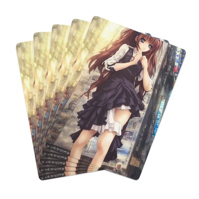 Brian Bula Kawaii Playing Cards Tousled Skirt Seifuku Anime Poker Cards