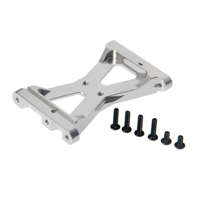 TRX4 Rear Girder Mounts Crossmember Brace Steering Servo Chassis Cross Mounts for 1/10 RC Crawler Traxxas TRX-4 Parts ( Color : Silver )