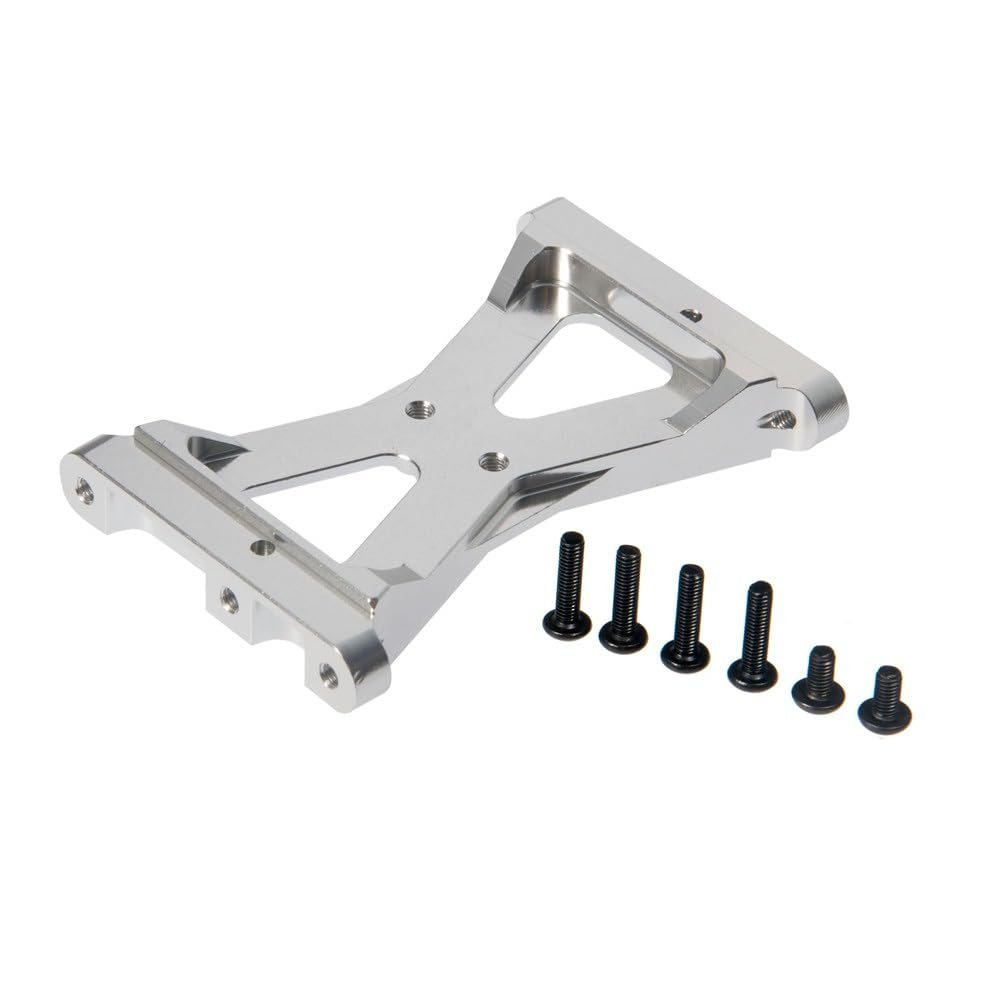 TRX4 Rear Girder Mounts Crossmember Brace Steering Servo Chassis Cross Mounts for 1/10 RC Crawler Traxxas TRX-4 Parts ( Color : Silver )