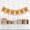 Basketball Banner Sports Party Banner Burlap Bunting Banner for Sports Theme Party Decorations view 3