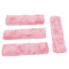 4Pack Seatbelt Covers for Kids,Seat Belt Cushion Cover,Infant Baby Car Seat Neck Shoulder Strap Pads,Soft Newborn Carseat Stroller Straps Covers Accessories(Pink) view 1