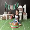 Football 1st High Chair Banner - Football 1st/First Birthday Party Decorations,First Year Down Themed First Decor,Boy One High Chair Banner view 3