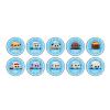 PUI PUI Molcar DRIVING SCHOOL 01 Official Illustration Can Badge, Box of 10 view 1