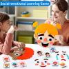 Craftstory 86 Pcs Social Emotional Learning Activities Sensory Toys for Kids- Montessori Toys with 2 Face Boards 9 Emotion Cards, Autism Learning Materials for Kids Speech Therapy Materials view 2