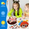 Craftstory 86 Pcs Social Emotional Learning Activities Sensory Toys for Kids- Montessori Toys with 2 Face Boards 9 Emotion Cards, Autism Learning Materials for Kids Speech Therapy Materials view 4