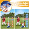 EagleStone Baseball TeeT-Ball Set for Kids Ages 3-5, Toddler Baseball Set with Step-On Pitching Machine, Adjustable Batting Tee, Bat and 6 Balls - Perfect Outdoor Christmas Toys Gift for Boys view 3