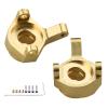 HobbyPark SCX24 Body Clips, SCX24 Brass Steering Knuckles and Brass Extended 7mm Wheel Hex Hubs Adapters view 3