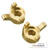 HobbyPark SCX24 Body Clips, SCX24 Brass Steering Knuckles and Brass Extended 7mm Wheel Hex Hubs Adapters view 4