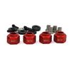 4 * 1/10 RC Car Metal Hex Wheel Hubs Widen Adapter for Traxxas view 2