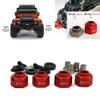 4 * 1/10 RC Car Metal Hex Wheel Hubs Widen Adapter for Traxxas view 3