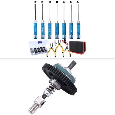 6878 Complete Slipper Clutch Assembly & RC Hex Screwdriver Set RC Screw Kit Pliers Wrench for 1/10 Traxxas Slash 4X4/ Stampede 4X4 / Rustler 4X4