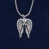 10 Pack Angel Wings Religious Necklaces - Necklace with Silver Angle Wings Charm for Religious Groups, Faith Based, Gift-Giving/Confirmation Gift and Church Fundraising Item view 2