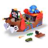 Dickie Toys 203778000 - Pirate Ship - Pirate Ship from Dickie Toys with Freewheel, Lights and Sound and 1 Diecast Car that Comes in Two Different Designs, From 3 Years view 1